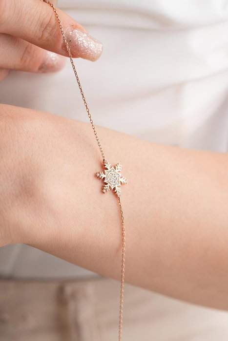 Heliophilia Silver Pulsera de Plata de Ley 925 con Baño de Oro Rosa y Circón Heliophilia Silver Pulsera de Plata de Ley 925 con Baño de Oro Rosa y Circón